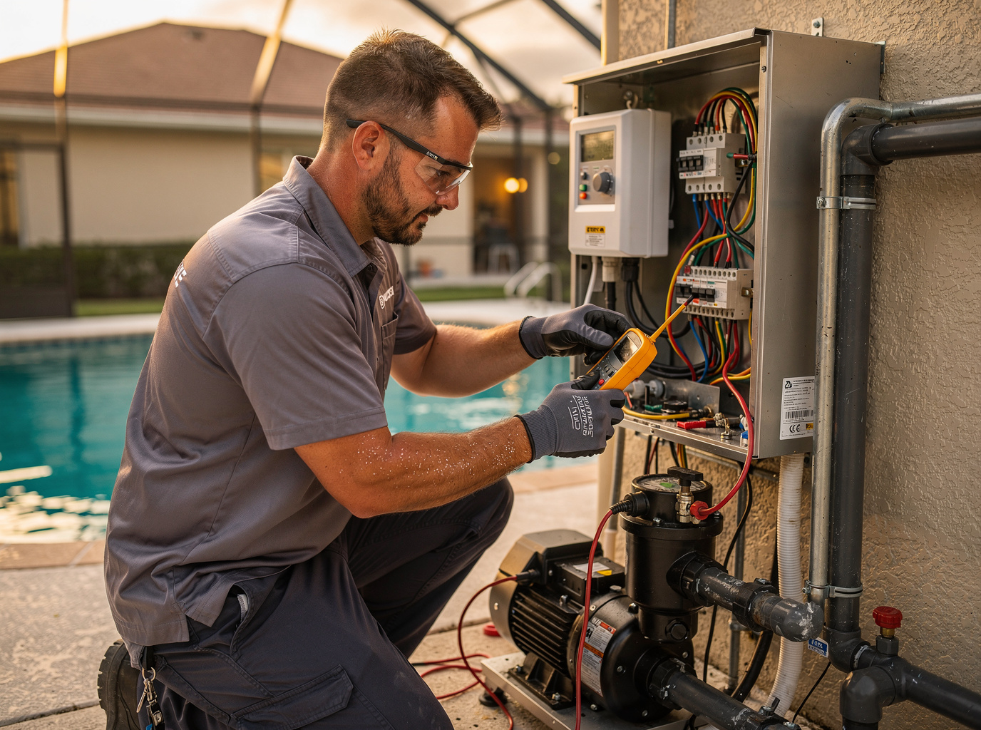 Pool Electrical Repair in Kings Ridge